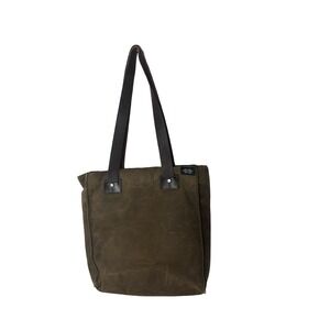 Jack Spade Canvas leather  Waxed Proofed Cotton Fabric Tote Bag
